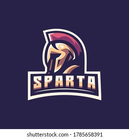 Sparta Logo with text for Sports and e-Sports Team 