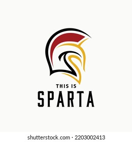 Sparta Mask, Spartan Helmet for Greek Roman Warrior Knight Solider logo logo design inspiration