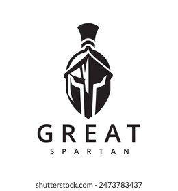 Sparta Mask, Spartan Helmet for Greek Roman Warrior Knight Solider logo design inspiration