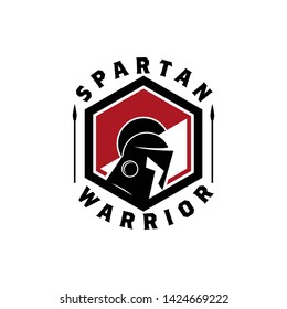 Sparta Spartan Helmet Head Logo 