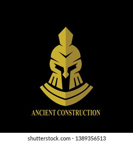 Sparta / Spartan Helmet Warrior logo design inspiration