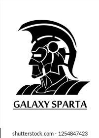 sparta , trojan warrior head,  creative concept for new appearance of warrior