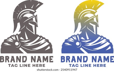 Plantilla de diseño de logotipo Sparta Warrior