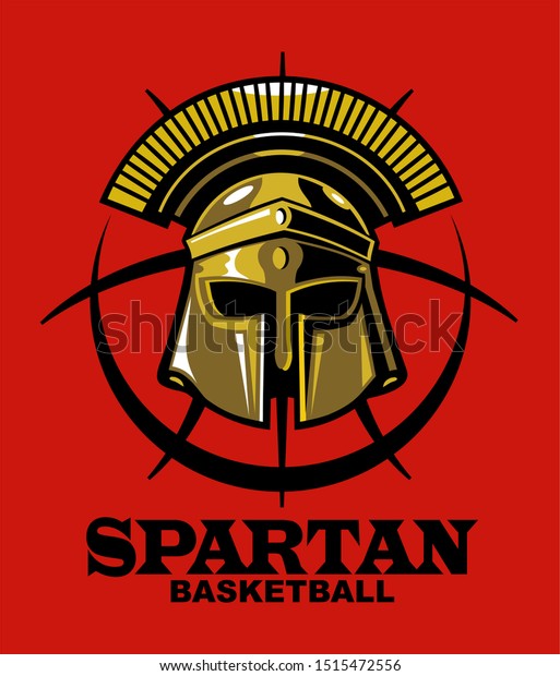 Spartan Basketball Team Design Helmet Ball Stock Vector Royalty Free 1515472556 Shutterstock 7085