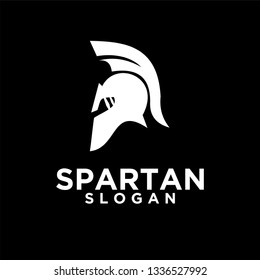 spartan black logo icon designs vector illustration