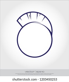 Spartan circle label