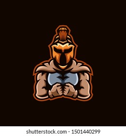 spartan collections logo design vector 