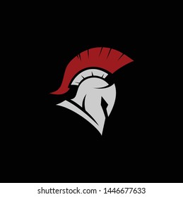 spartan design logo concept, warrior