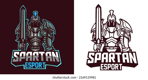 Spartan Esport Logo Mascot Design