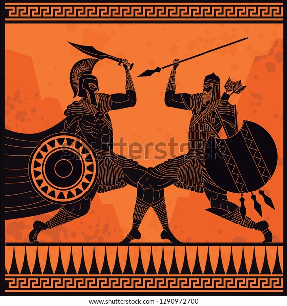 spartan fighting a persian