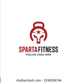Spartan Fitness And Gym Logo Vector  . Fitness Logo . Bodybuilding Logo design inspiration