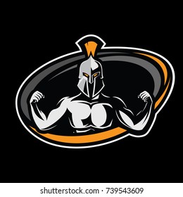 Spartan Fitness and Gym Logo Vector