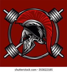 spartan fitness vector design