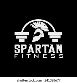 spartan fitness vector design template