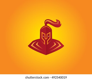 SPARTAN FLAT DESIGN LOGO