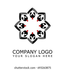 spartan flower logo