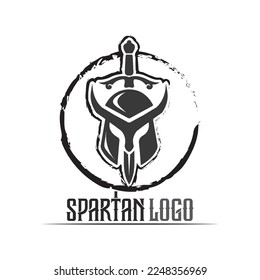 spartan and gladiator logo icon designs vector