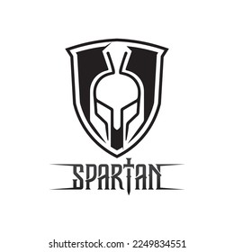 spartan and gladiator logo icon designs vector
