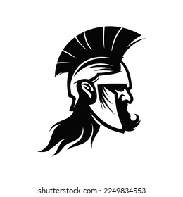 spartan and gladiator logo icon designs vector