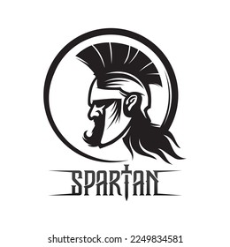 spartan and gladiator logo icon designs vector