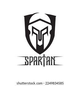 spartan and gladiator logo icon designs vector