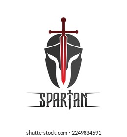 spartan and gladiator logo icon designs vector