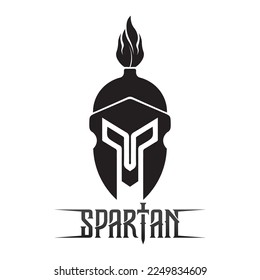 spartan and gladiator logo icon designs vector