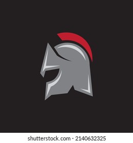 Spartan gladiator logo vector design