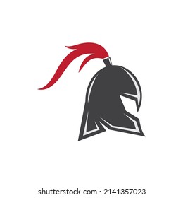 Spartan gladiator logo vector design