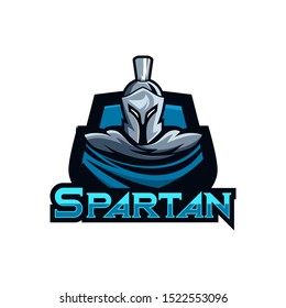 Spartan Gladiator Sport Style Logo Template Vector