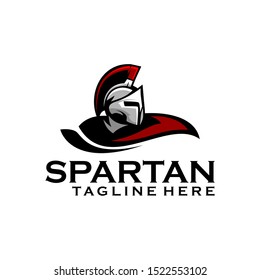 Spartan Gladiator Sport Style Logo Template Vector