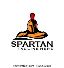 Spartan Gladiator Sport Style Logo Template Vector