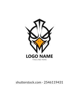 Vetor de design de logotipo Spartan Hawks