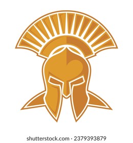 spartan head helm logo icon template 1
