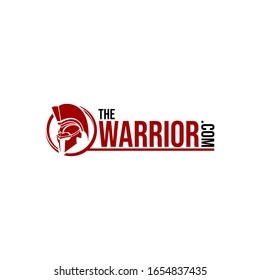 Spartan Head Logo Design Vector