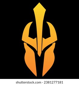 spartan head logo design vector file