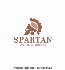 spartan head logo illustration, minimalist creative business design vector element