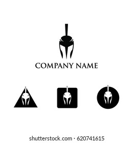 Spartan Helm Logo Template