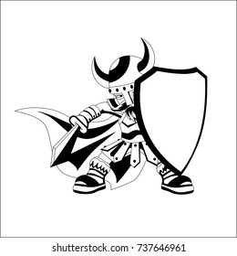 Spartan helm sword warrior