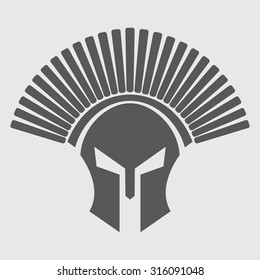 Spartan Helmet Icons Stock Vector (Royalty Free) 353584061