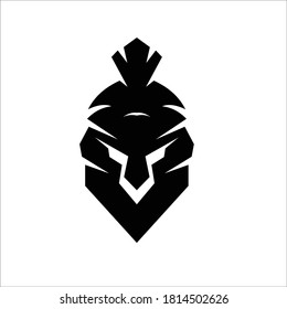 Spartan helmet Cool Logo Template
