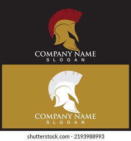 spartan helmet fighter icon vector illustration template design