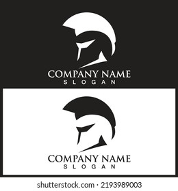 spartan helmet fighter icon vector illustration template design