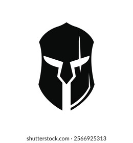 Spartan Helmet Graphic Illustration logo