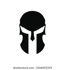 Spartan Helmet Graphic Illustration logo