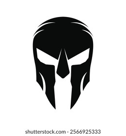 Spartan Helmet Graphic Illustration logo