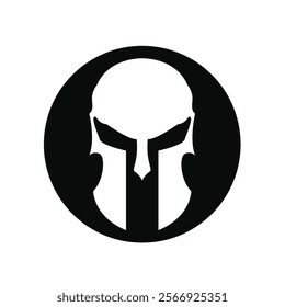 Spartan Helmet Graphic Illustration logo