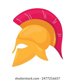 Spartan helmet icon clipart avatar logtotype isolated vector illustration