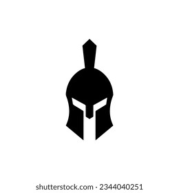 spartan helmet icon logo vector eps.