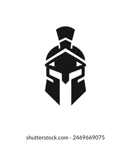 Spartan helmet icon vector. EPS 10 editable vector